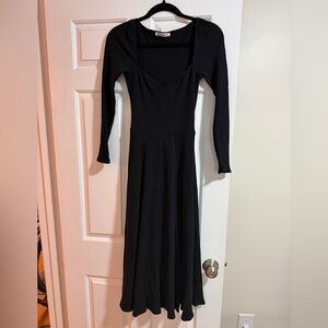 Reformation Banks Long Sleeve Knit Dress